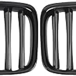 STYLEHEAVEN 2Pcs Front Hood Kidney Grilles Car 51112993308 for B MW E84 x1 2010-2015-image-7