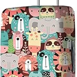 Nasher Miles Polyester 55 cm (20 Inch) Small Protective Luggage Cover - Zoology-picture-10