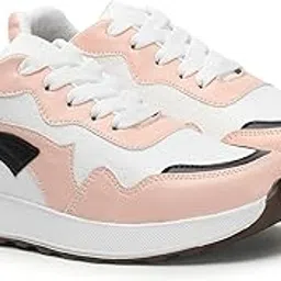 antox Women's Trendy, Comfortable Lace up Sneakers, Running Sports Shoes-picture-11