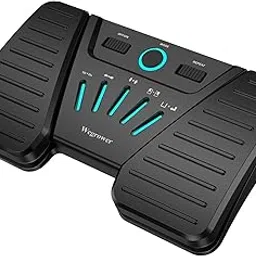 Wegrower Wireless Page Turner Pedal for Musical Instruments，Portable Bluetooth Foot Pedal, Silent Rechargeable Music Page Turner with Anti-Slip Rubber for iPad, Tablets, Phone-picture-49