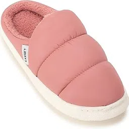 cassiey Winter Slippers for Women's And Girl's Winter Home Indoor Outdoor Thick Sole Waterproof down Cotton Fur Slipper-picture-26