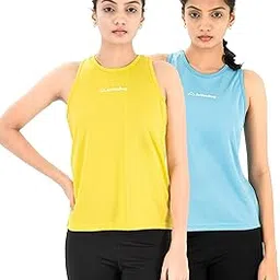 activebug Sports Gym Running Workout Sleeveless Tank Top (Combo of 2)-picture-22