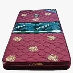 DREAM WORLD Super Soft Foam Mattress, Standard Size Mattress | Beige, Blue & Maroon | 72 X 35 Inch-picture-10