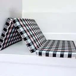 Folding Mattress, Foldable, Lightweight, Travel, Outdoor Camping, Cotton, Portable Mattress, Floor Sleeping Mat for Sleeping Soft Foam Slim Mattress for Single Bed (72"X36"X2") (S-01) (AK 02)-picture-26