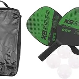 MERISHOPP Deluxe Pickleball Paddles Set Includes Wood Rackets 4 Balls and Storage Bag|Sporting Goods|Tennis & Racquet Sports|Other Tennis & Racquet Sports-image-19