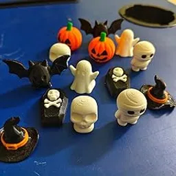3D Printed Spooky Mini Figures | Halloween mini collectables Set of 2 pcs Each (Spooky Combo)-picture-18