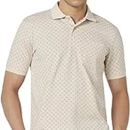 peter england Men's Cotton Regular Fit All Over Printed T-Shirt | Rich-picture-28