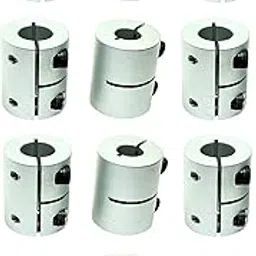 INVENTO 10Pcs 8x10mm Motor Jaw Shaft Coupler Aluminum 8mm to 10mm Rigid Self Centering Coupling for 3D Printer Z Axis Nema 23 Stepper Motor DIY-image-44