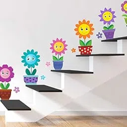WALLSTICKY Sunflowers in Foot Steps Sticker-picture-63