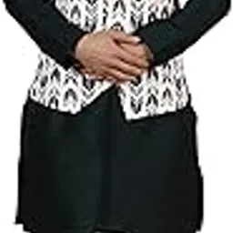 wintage Men's Digital Print Cotton Silk Black Modi Nehru Jacket & Kurta Payjama Set-picture-10