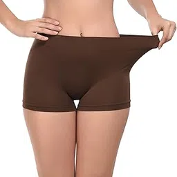 ganbatte Women’s Boyshorts | Ultra Soft Seamless Panties | Full Coverage Underwear, Cofee-picture-25