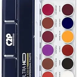 C2P Pro 12 Shades Pop Lipstick Palette Coral Crush 42g | Matte Creamy Lip Color Kit for Women | Waterproof Smudge-Proof Long Lasting Highly Pigmented Lip Makeup Palette image 1