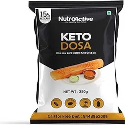 NutroActive Keto Dosa Mix, Low Carb Gluten Free - 350 gm-picture-24
