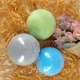 Enakshi® 2 Pieces 150g Women Bubble Bath Salt Essential Oil Bomb Balls Gray|Health & Beauty | Bath & Body | Bath Salts-image-3