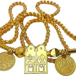 TGS GOLD COVERING Traditional Thali Chain for Womens 24 Inch | Thali Chain | Mangalsutra | Mangalyam-picture-47