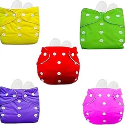 Kritiu Baby Cloth Diapers 0 To 3 Years | Side Leakage Proof Washable Reusable Diaper For 5 Diaper White Black Insert Pad New Born Baby (Pack Of 15) (Multicolor_3)-picture-22