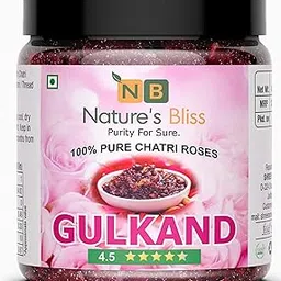 Nature's Bliss Himlayan Gulkand Organic / Rose Petal Jam 400gm Jar Quality Product-picture-23
