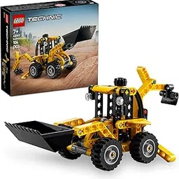 LEGO Technic Backhoe Loader Construction Toy Vehicle Set 42197 Building Blocks Toys for 7+ Gift for Boys and Girls-image-22