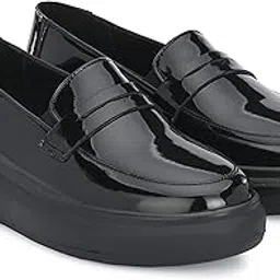 delize Womens Black Moccasin Shoes-picture-36