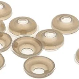 Merishopp 10pcs PP Safety Toy Eyes + Glitter Nonwovens + Washer 24mm Gold-picture-33