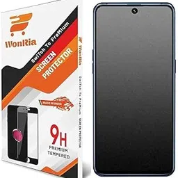 WonRia Matte Screen Guard Protector for Redmi 12 5G / Redmi 12 4G / Poco M6 Pro 5G Matte Tempered Glass Edge to Edge [Anti-FingerPrint | Anti-Glare | Shinning Border] - (Made of Glass)-picture-29