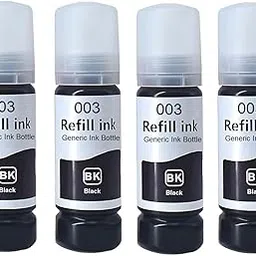 001/003 Black Refill Ink for Epson L3110, L3150, L3250, L3252 L3115, L3116, L3101, L3210, L3215, L3216, L3151, L3152, L3156, L5190 Printer (003BK-4PC)-picture-47