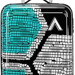 aristocrat Bruce Cabin Trolley Bag 54cm | Small | Hard Luggage | Smooth 8-Wheel Suitcase | Secure Combination Lock with Sturdy Zipper | Full Fabric Convipack | 5-Year Warranty (Blue)-picture-10