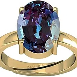 bl fedput 7.25 Ratti 6.43 Carat A+ Quality Alexandrite Gemstone Ring for Men and Women's-picture-48