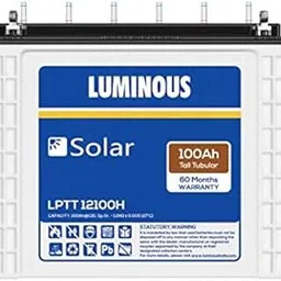 Luminous Solar Battery LPTT 12100H - LPTT 12100H 100Ah Luminous Solar Tall Tubular Battery for Home Office-image-80