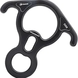 UJEAVETTE® 50Kn 11000 Lbf Rescue Figure 8 Descender Large for Rope Rappel Dance Black-picture-31