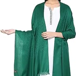 pashtush Women's Fine Wool Shawl, Paisley Wool hand Feel Shawl Design, Jacquard Weave, Merino Wool-picture-21