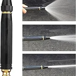 Buyzie High Pressure Hose Nozzle | Adjustable Water Spray Gun | Heavy-Duty Brass & ABS Jet Sprayer for Car Wash, Garden Watering & Outdoor Cleaning-image-29