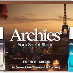 Archies Luxury EDP Perfume Gift Set for Men | Premium & Long Lasting | French Fragrance Scent (20% High Parfume Concentrate) 4X20Ml | Gift for Him-picture-34