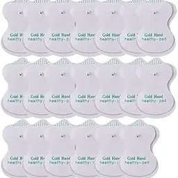 Acupression Electrode Pads Tens Acupuncture Digital Therapy Machine Massager Tools Healthy Pad Massage Electrode for EMS electric muscle stimulator Tens Reusable Patch Pack Of (Pack of 5pcs (10 pair))-picture-26
