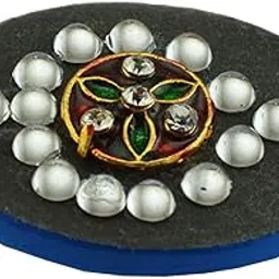 vidhya kangan Handmade Fancy Stone stud Work Saree pin Brooch for Women Jewellery Latest Stylish Crystal Unisex Floral Shape Brooch for Women/Girls (sku-bro1800)-picture-49