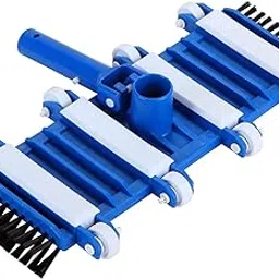 Pool Vacuum Head with Side & Bottom Brushes, Wheels - Weighted, Flexible Design - Compatible with 1-1/4" & 1-1/2" Hoses & Standard Poles - for Inground & Above Ground Pools-picture-30