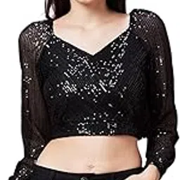 Globus Women's Polyester Slim Fit Crop Top-image-7