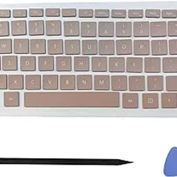 Replacement Keycap Keys,US Layout Key caps and Tool Compatible for Surface Laptop 3/4/5 13.5/15inch 1867 1868 1872 1873 1950 1951 1952 1953 Keyboard (Rose Gold)-picture-54