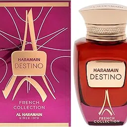 Al Haramain Destino French Collection EDP 100 ml – Unisex Sweet Gourmand with Orange Blossom, Raspberry & Marshmallow | Warm Long‑Lasting Scent-picture-52