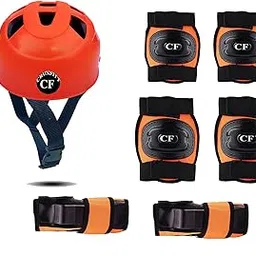 FELIDAE Skating Guard, Protective Skating Guard Kit for(6 to 14 Years) Kids,Boy & Girl Cycling Protection Set | Multi Sport Gear, Head Knee, Elbow & Palm Guard Safety Protective Kit (Small)-picture-26