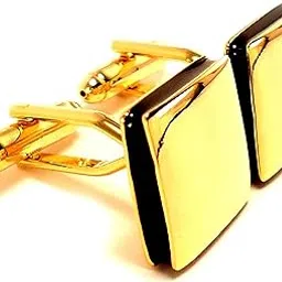 peluche Classy Golden Square Premium Cufflinks for Men-picture-55