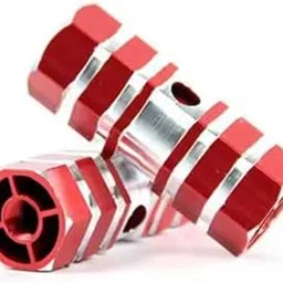 FASTPED 1 Pair (2 Pcs) Mountain Bike Bicycle Antislip Cylinder Aluminum Alloy Standing Front Rear Foot Pegs Pedals Axles (Red)-picture-25