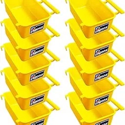 PAGONA - Bird Cage Food Feeder Bowl for Love Birds, Finches, Cockatiel, Pigeon and ext. (350ML Perch Cup, Pack of 10)-picture-28