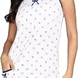 attempt Women's Cotton Printed Knee Length Night Dress-picture-11