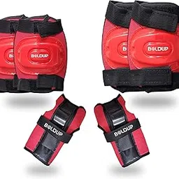BOLDUP® Skating Guard Kit - Protective Knee, Elbow, and Wrist Pads for Skateboarding, Cycling Helmet.-image-13