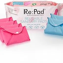 Re:Pad Reusable Sanitary Pads for women, | (4 Pads for moderate flow (Pink) + 2 Pads for heavy flow (Blue) + 1 Leak Proof Sanitary Pad Pouch) | Lasts Up To 1 .5 Years |Skin Friendly for women-picture-10