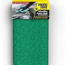 MOTOMAX High Absorbent Scratch Free-61Cmx51Cm, 384 GSM Microfiber for Bike & Car Surface, Reusable & Long Lasting, Tough Stain, Grime from Wood, Glass, Plastic, Metal, Green-picture-12