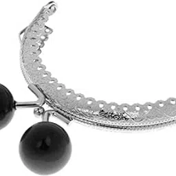 Enakshi 8.5cm Metal Frame Clasp for Purse Handle Bag Candy Bead Head Black-picture-14