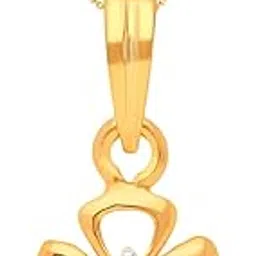 malabar gold & diamonds 18 Kt (750) Purity Yellow Gold Pendant Pddzl19606_Y For Women-picture-20