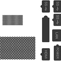 LOOM TREE® DustProof Mesh Filter Cover Set for Xbox Series X Game Console Accessories-picture-21